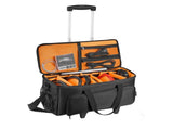 Rolling DJ Cable Bag, 1680D, Padded File Gig Bag with Wheels, 6 Detachable Divider, Travel Storage V952-DJSNB1680DZH0XLYB001V0