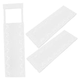 Adjustable Tension Shelf 3-Pack White ABS PP for Closet and Cabinet Storage Organizer V1369-AZ3-W-18019