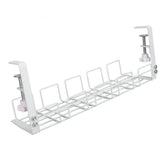 Under Desk Cable Organizer 40.5CM Steel Space Saving Strong Load Bearing Desk Wire Management Tray V1294-YM0901-3117230477512