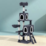 i.Pet Cat Tree 168cm Tower Scratching Post Scratcher Condo House Hanging Toy Bed PET-CAT-706N-GR