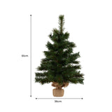 61cm Wintergreen Tabletop Pre-Lit Christmas Tree 112_OPWG2P