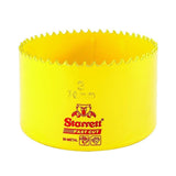 Starrett Fast Cut Straight Pitch Bi-Metal Hole Saw, 76 mm Diameter, Yellow V1202-V1-SRTFCH0300