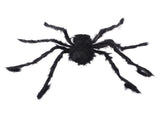 Halloween Spider Decoration Black Hairy Spider with Purple Lighted Eyes Legs for Yard Party Haunted V1294-YM0901-3115230085213