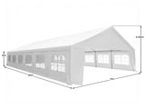 Wallaroo 7x12m Outdoor Event Marquee Gazebo Party Wedding Tent - White GAZ-CPT-712-YSN