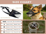 Dog Muzzle Shark Design Mesh Soft Muzzle for Small Medium Large Sized Dogs, Adjustable for No V1192-AZ-W-25162
