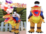 Dinosaur Inflatable Halloween Costume for Adults Kid with Air Blower Festivals Party DecorationX115 V1294-YM0901-3117200120912