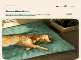 Warm Dog Bed Washable Pet Bed Non-Slip Dog Bed High Backrest Dog Bed Thick Dog - Gray - Size V1107-136-17007-GRY2