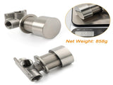 Brushed Nickel Bath Shower Mixer Round 1/4 Knob Hot Cold Tap Cartridge Spindle V1233-KC1292BN