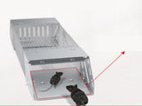 Mice Catch Cage Stainless Steel Full Automatic Dual Door Design Sensitive Mousetrap Cage for Indoor V1294-YM0716-3111220188411