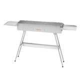 Foldable Charcoal Grill, 0.16 m Portable Charcoal Barbecue Grill with Liftable Charcoal Tray & Side V952-TLCTZDKZTKBXI2GZV001V0