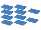 10Pcs Blue Clean Towel Square Soft Microfiber Towel Home Kitchen Cleaning Supplies V1294-YM0901-3112200131511