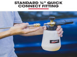 Jet-USA Soap Foam Snow Cannon with 1L Bottle, Works with Petrol and some Electric Pressure Washers V219-TOLFCABM100A