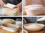 2 pieces - Bread basket - Small basket - Oval bread basket - sourdough V1188-MS101-02660-1