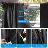 5Pcs Car Window Shades, 4 Pcs Car Side Window Sun Shades & 1 Rear Seat Divider Curtain UV Protection V1192-AZ-W-3112