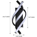22W LED Wall Light Indoor Modern Metal Wall Lamp 1440LM for Bedroom Corridor Stairs V1188-MS-527-024