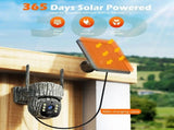 4G Solar Trail Camera in Black with 2.5K Resolution and Live Monitoring V178-59101