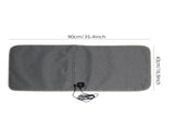 USB-Powered Heated Seat Cushion in Grey Oxford Fabric Portable Warmth for Office, Car, and Outdoor V1341-ZY-C38XJKBX-90CM
