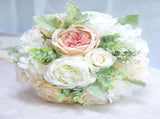 Wedding Bridal Hand Bouquet Home Decoration Fake Flower Silk Flower Artifical Decorative Bouquet V1294-YM0523-220328DY02-1