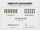 Outdoor Handrail 165LBS Load Handrail Outdoors Aluminum Handrail 152 x 89.5 cm Outdoor V952-TFDGLZHS5FT585EFIV0