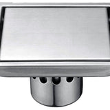 Invisible Floor Drain Stainless Steel Sink Floor Drain Deodorant for Bathroom 1Set V1369-AZ3-W-20183