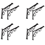 8Pcs L Shaped Angle Bracket Multifuntional Brace Shelf Decorative Shelf Wall V1366-AZ2-W-15782