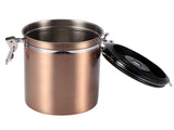 Stainless Steel Sealed Tank MoistureProof Coffee Bean Tea Storage Pot with Air Evacuation Valve V1294-YM0901-3118200183911