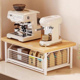Modern Kitchen Microwave Shelf with Drawer Sturdy and solid structure, designed to save counter V1102-CTSZWJ001