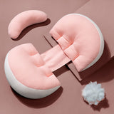 Maternity Belly & Back Support Pillow, Dual-Sided Support Fits Pregnancy Curves, Adjustable Design V1385-YFZ-ZM-001