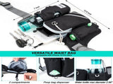 Hands Free Dog Leash Running Belt with Adjustable Bungee Lead, Multi Pocket Outdoor Waist Bag V888-ELOSUNG57068-4