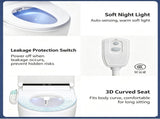 Electric Toilet Bidet Seat Cover Auto Massage Washlet Bathroom Warm Water Dry AU V201-HB05-AU