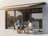 4.0m x 3.0m Retractable Folding Arm Awning Heavy Duty Full Cassette Motorised V63-821213