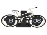 Bicycle Flip Clock Bike Shaped Flip Clock Battery Operated Retro Vintage Flip Down Desk Clock V1294-YM0901-3115240045411