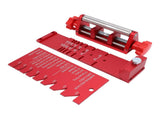 Chisel Sharpening Jig Precise Positioning Aluminum Alloy Woodworking Chisel Honing Guide with Angle V1294-YM0901-3114250078311