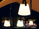 Solar Camping Lantern IP44 Water Proof LED Hanging Tent Light 8 Color Lights for Outdoor Garden Lawn V1294-YM0901-230905HL04-3