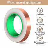 Copper Foil Tape with Conductive Adhesive - EMI Shielding for Guitars, Stained Glass Making, V1366-AZ2-W-18138