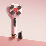 Cat Paw Full-Body Massage Comb, Multi-Level Microcurrent Red Light, Detachable & Washable, Stress V1385-MZAMY-WU-1007-005