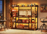 XXL Large Kitchen Bakers Rack Freestanding Microwave Stand Kitchen Storage Shelf V767-JJ-ZZ1398