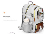 Dark Grey Stylish Large Capacity Backpack - Water-Resistant Oxford Rucksack for Travel, School & V888-ELOSUNG33669