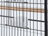 i.Pet Bird Cage Large Cages 160cm Parrot Aviary Stand-Alone Budgie Wheels Castor PET-BIRDCAGE-H160-BK