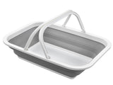Foldable Picnic Basket Large Capacity Multifunctional Sturdy Handle Toy Storage Basket for Home V1294-YM0715-3117210245711