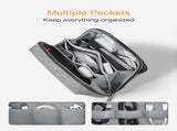 Electronics Organizer,Travel Cable Organizer Splashproof Accessories Bag Waterproof The side V1366-AZ2-W-05237