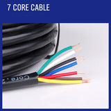 20M X 7 Core Wire Cable Trailer Cable Automotive Boat Caravan Truck Coil V90 PVC V465-26720-20M