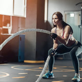 Battle Rope 1.5" 30Ft Gym Workout Strength Training Exercise Fitness Rope V952-ZS30FT15INDBX4FLXV0