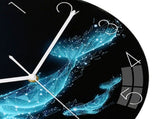 Wall Clock Silent Battery Operated MDF Round Wall Decorative Clock for Living Room Bedroom Office V1294-YM0901-3115250087211