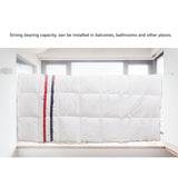 Household Wall Hanging Clothesline Retractable Telescopic Clothes Drying Rack Rope White V1294-YM0901-3117200027911