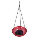 Hanging Solar Bird Bath Fountain Set 9.3in Diameter Bird Bath Bowl with Solar Powered Pump for V1294-YM0901-3111240295211