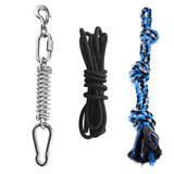Spring Pole Dog Rope Toy Dog Tug of War Toy Outdoor Pet Exercise Rope V1294-YM0717-10100684