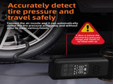 Black 4-in-1 Car Vacuum Cleaner and Tyre Inflator Portable Cordless Air Pump with LED Light and V888-ELOSUNG40840