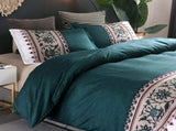 Bohemian Jade Lisbon Gallery Quilt / Doona / Duvet Cover set V745-AQ081410E3