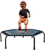 Foldable Mini Trampoline,Fitness Re-bounder with Adjustable Bar V1409-SKU-19993
